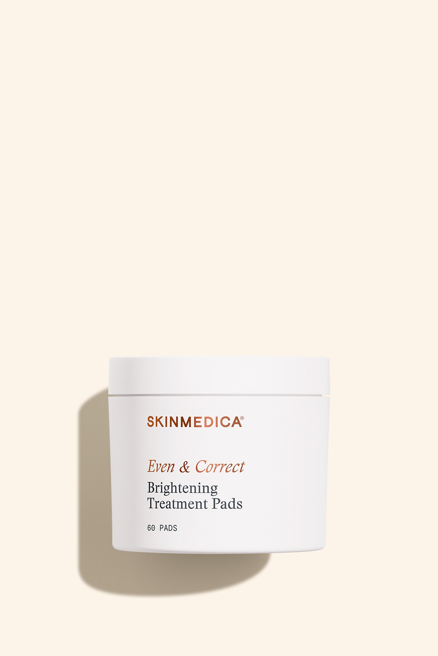 SkinMedica Even and Correct Brightening Treatment Pads jar of 60, official product photo on white background