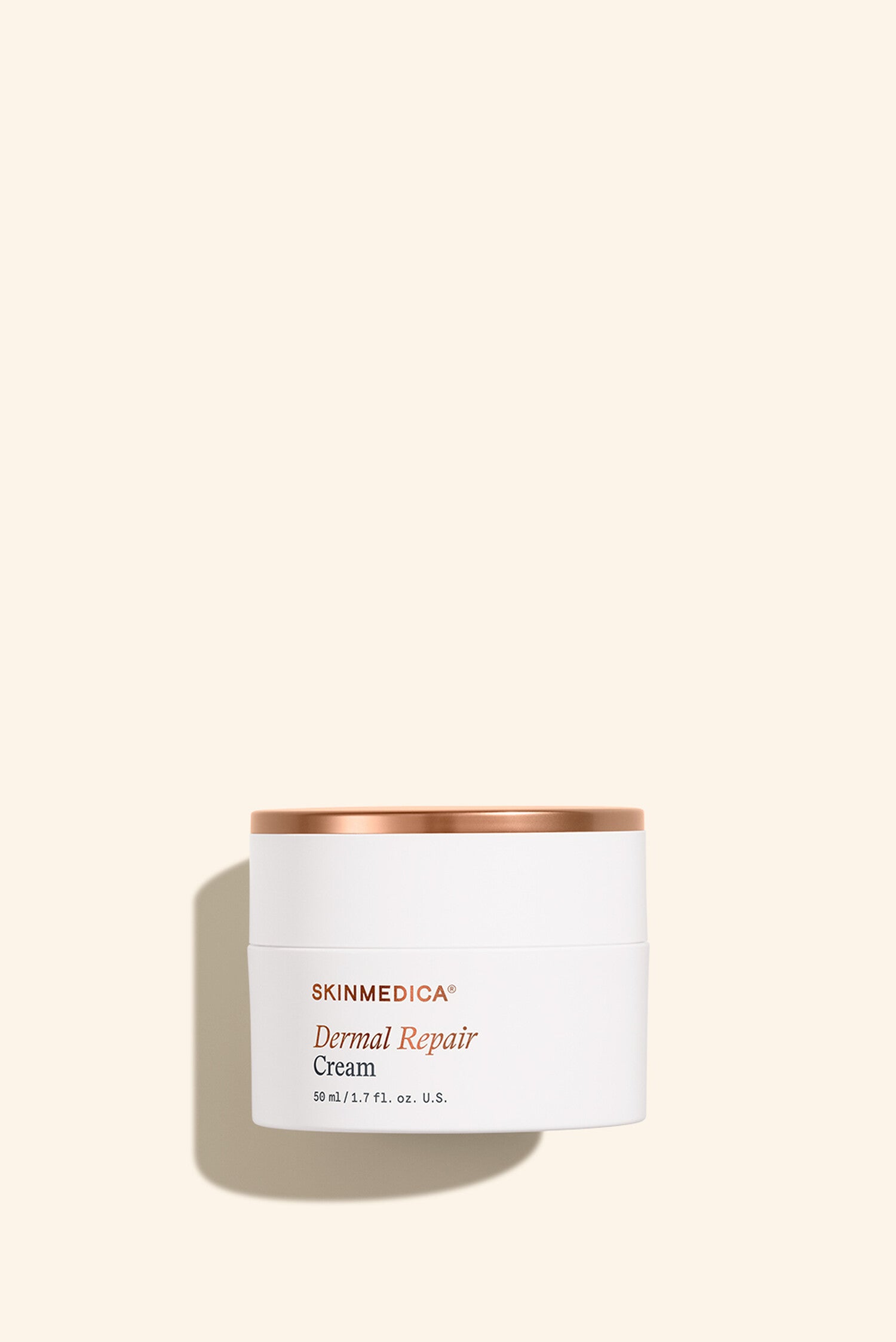 SkinMedica Dermal Repair Cream 1.7 fl oz jar, official product photo on white background