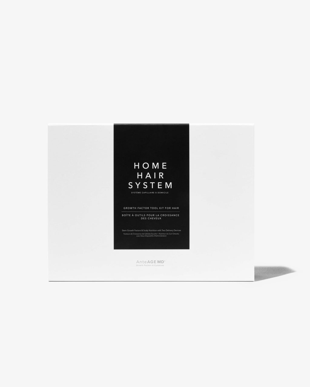 AnteAGE MD Home Hair System with Hair Serum, dermal needling device, and thickening brush