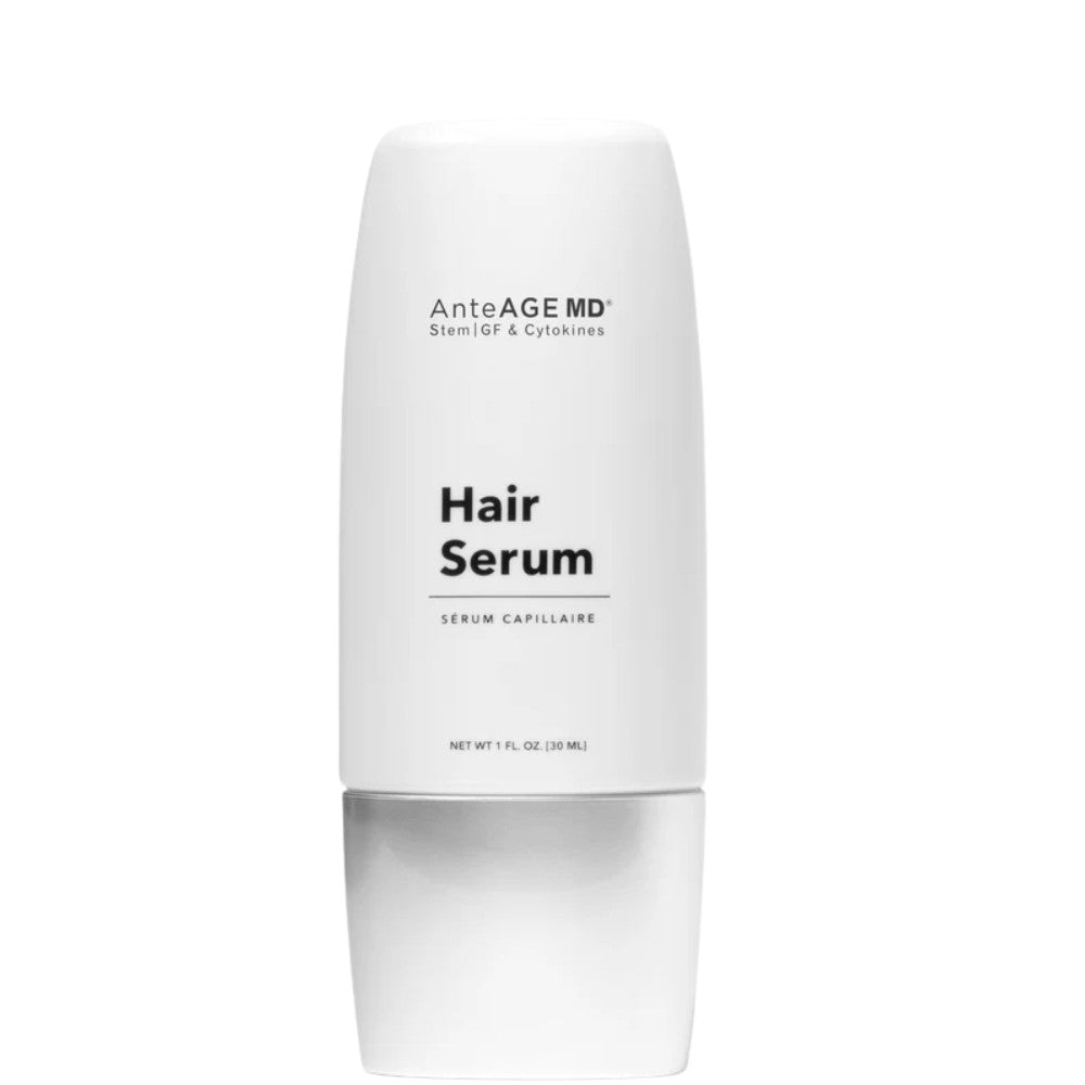 AnteAGE MD Home Hair Serum Refill bottle with WNT1 growth factors and cytokines