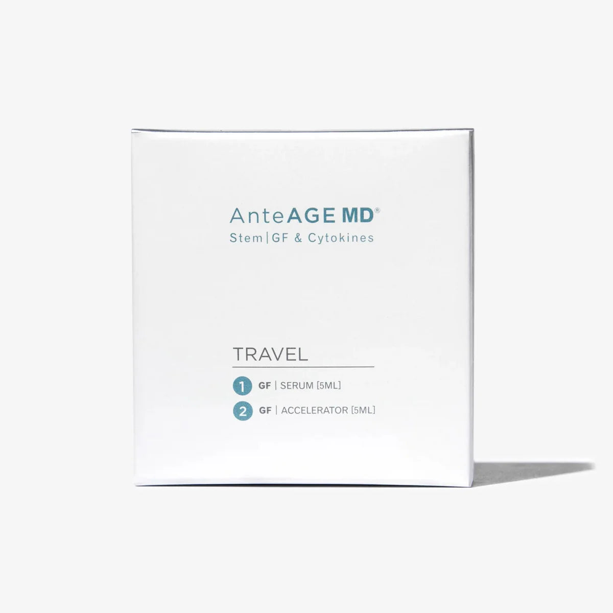 AnteAGE MD System Travel Set with travel-size Serum and Accelerator bottles