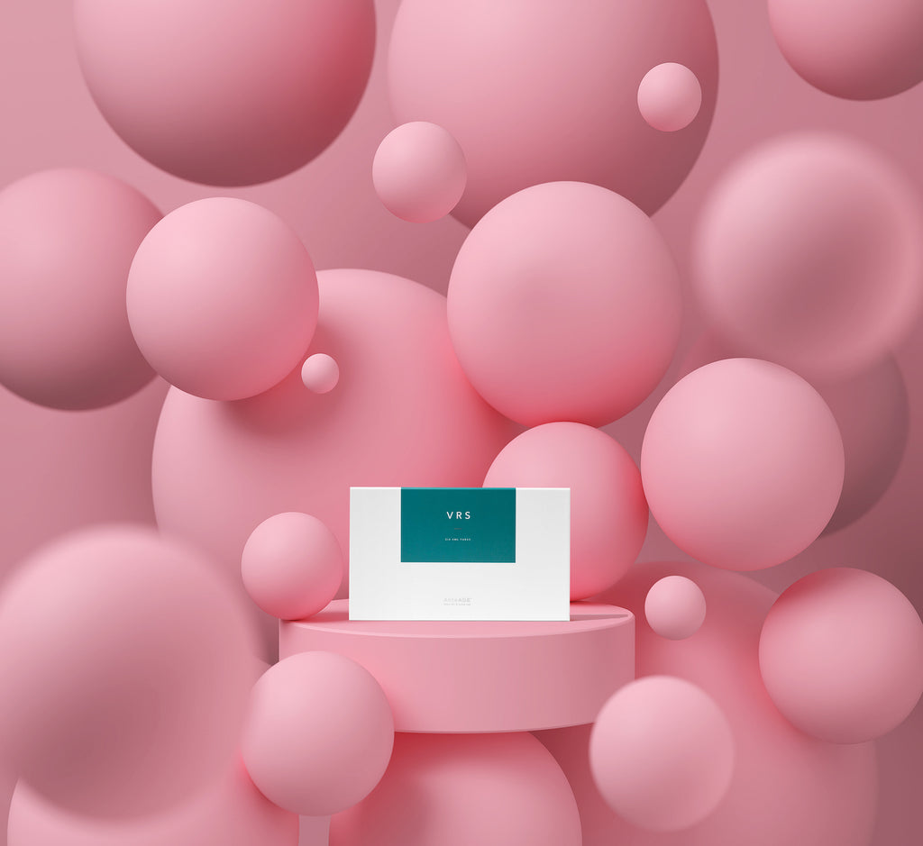 AnteAGE VRS Vaginal Rejuvenation Solution applicator and packaging on white background